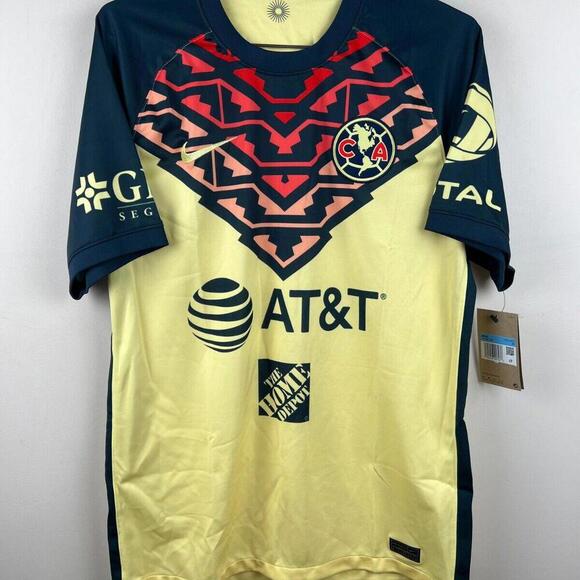 Nike Club América Home Jersey 2021-22 Men’s Medium CV7887-706 NWT Dri-FIT - Picture 1 of 9